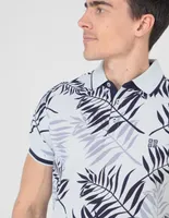 Playera tipo polo Givenchy estampado floral para hombre