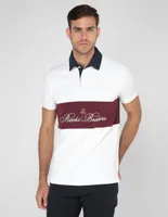 Playera tipo polo Brooks Brothers estampado bloques de color para hombre