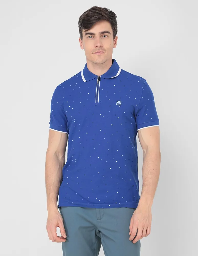 Playera tipo polo Givenchy estampado a lunares para hombre