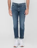 Jeans straight HUGO lavado stone wash para hombre