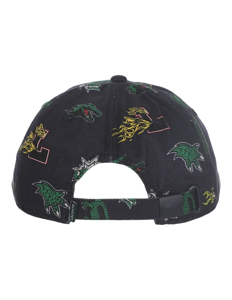 Gorra visera curva broche Lacoste para hombre