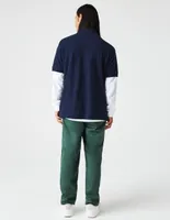 Playera tipo polo Lacoste estampado jaspeado para hombre