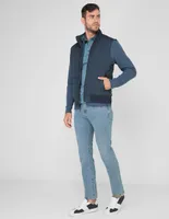 Chaleco Perry Ellis impermeable con bolsillos para hombre