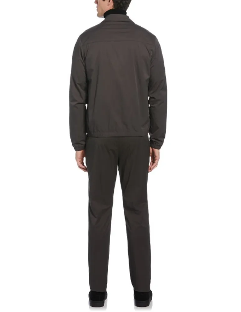 Chamarra Perry Ellis impermeable con bolsillos para hombre