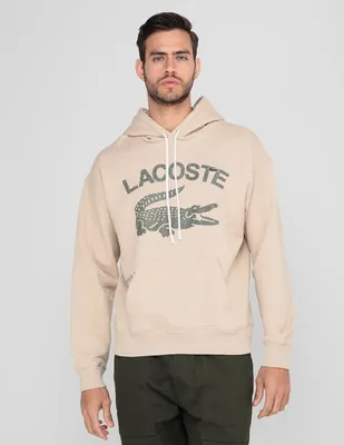 Sudadera Lacoste estampado logo para hombre