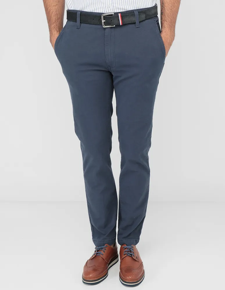 Pantalón slim Nautica de algodón para hombre