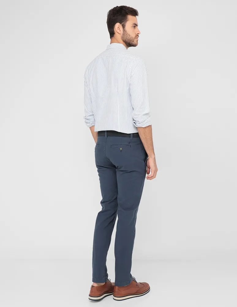 Pantalón slim Nautica de algodón para hombre