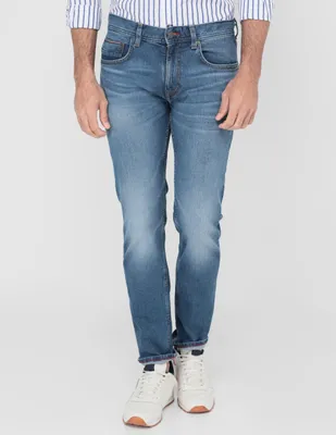 Jeans skinny Tommy Hilfiger lavado claro para hombre
