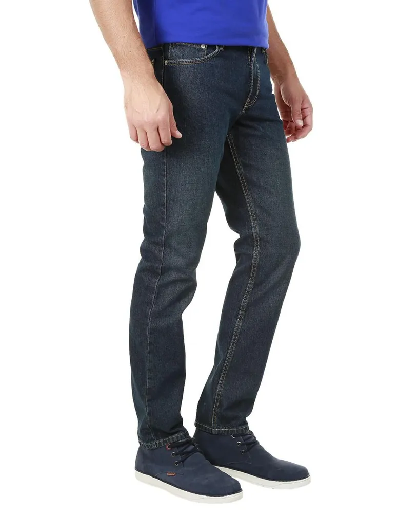 Jeans straight JBE lavado obscuro para hombre