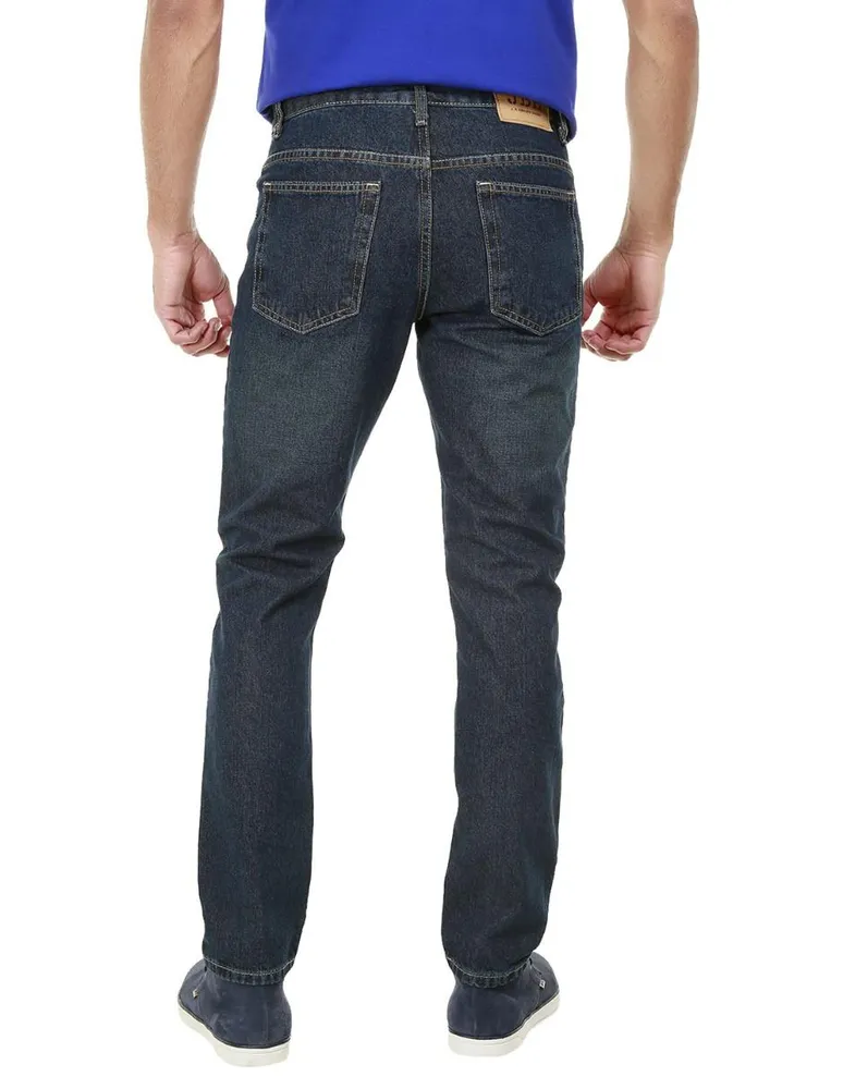 Jeans straight JBE lavado obscuro para hombre