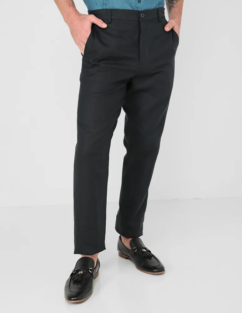 ÁBITO Pantalón slim Ábito de lino para hombre