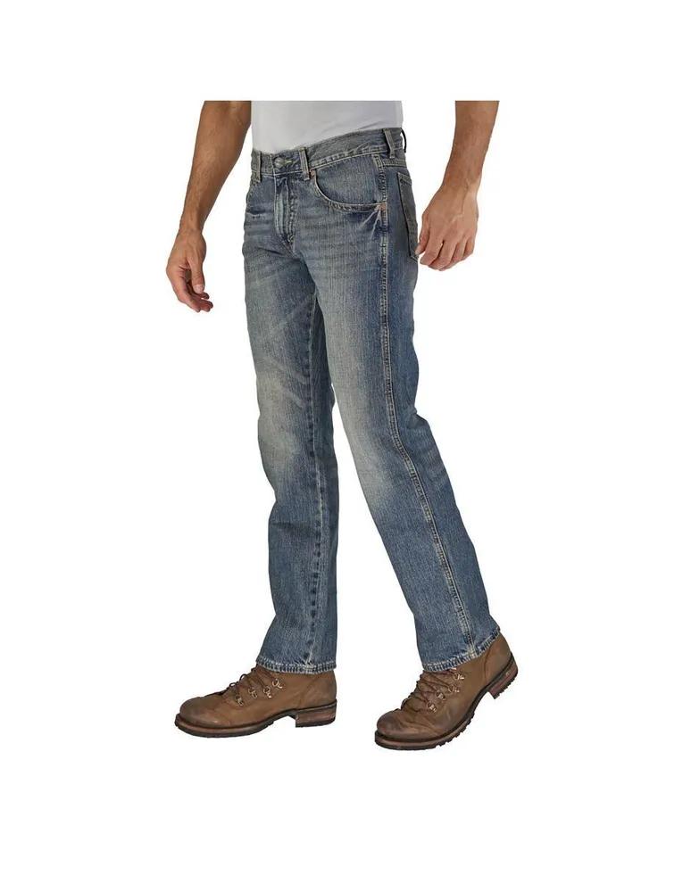 Jeans slim Wrangler lavado obscuro para hombre