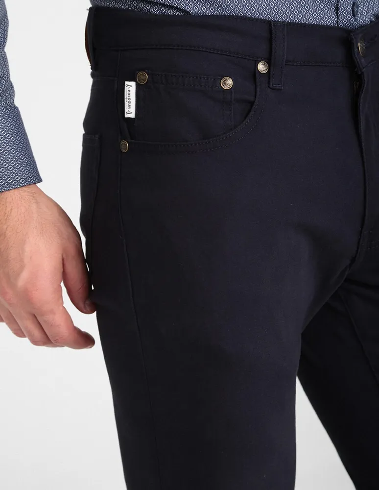 Pantalón regular Polosur de algodón para hombre