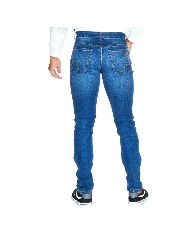 Jeans slim Incógnita lavado obscuro para hombre