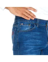 Jeans slim Incógnita lavado obscuro para hombre