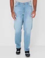 Jeans straight JBE lavado claro para hombre