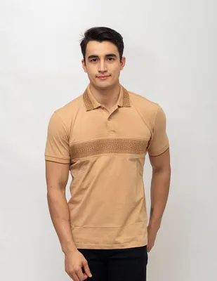 Playera tipo polo Pavini estampado gráfico para hombre