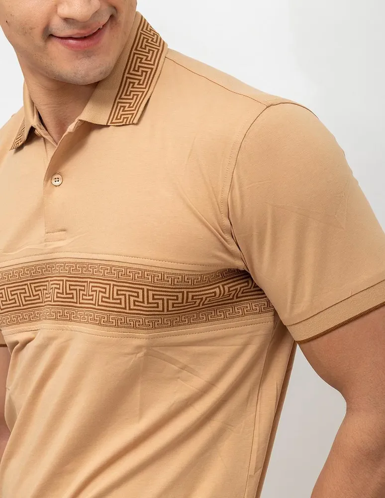 Playera Pavini cuello polo para hombre