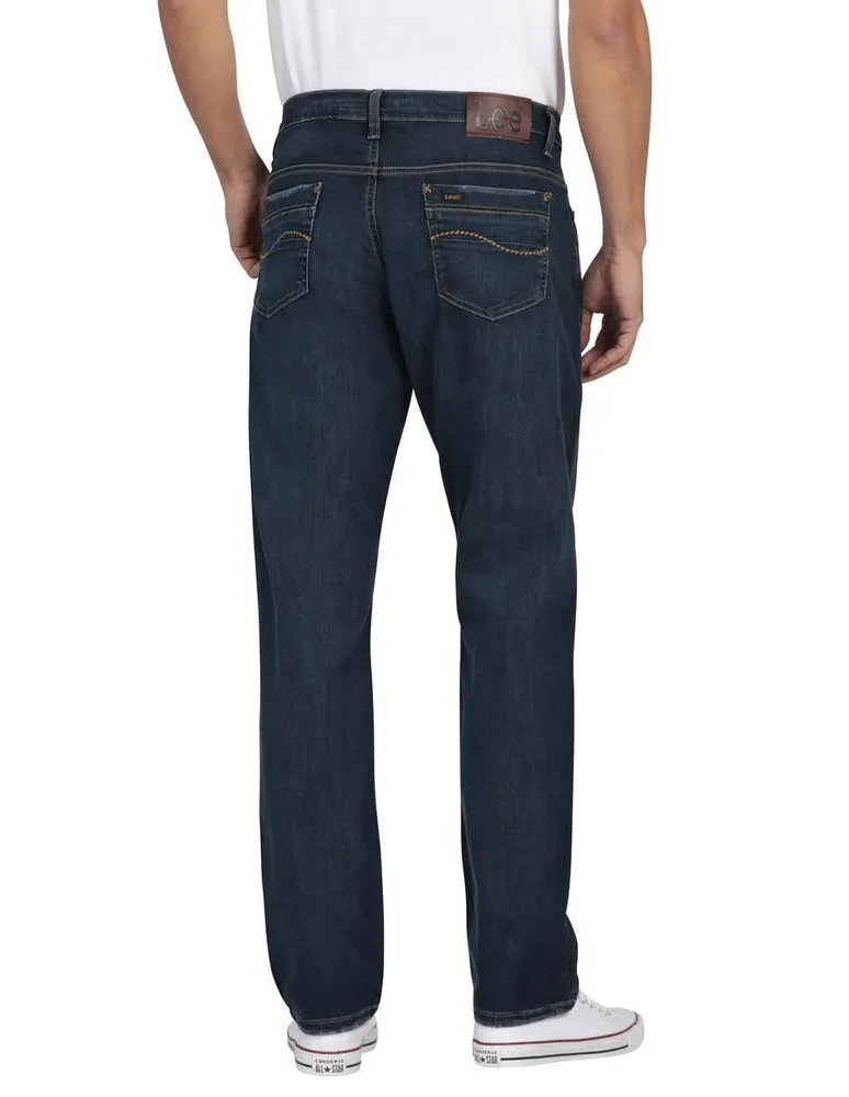 Jeans slim Lee lavado obscuro para hombre