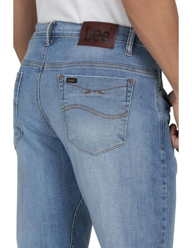 Jeans slim Lee lavado denim para hombre