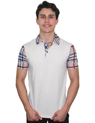 Playera tipo polo Huggo valentino para hombre