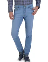 Jeans slim Yale lavado whisker para hombre