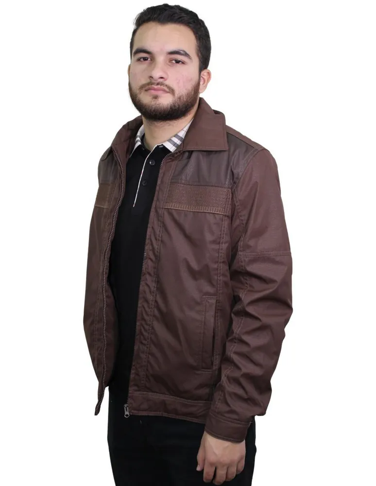 Chamarra Pavini impermeable con bolsillos para hombre