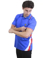 Playera tipo polo Moderno estampado logo para hombre