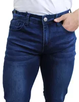 Jeans slim Moderno lavado stone wash para hombre