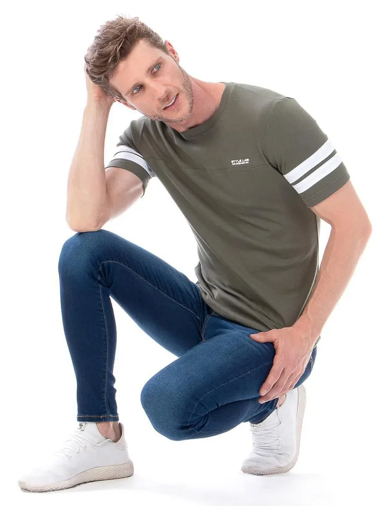 Jeans skinny Opp's Jeans 201001-dc028 lavado claro para hombre