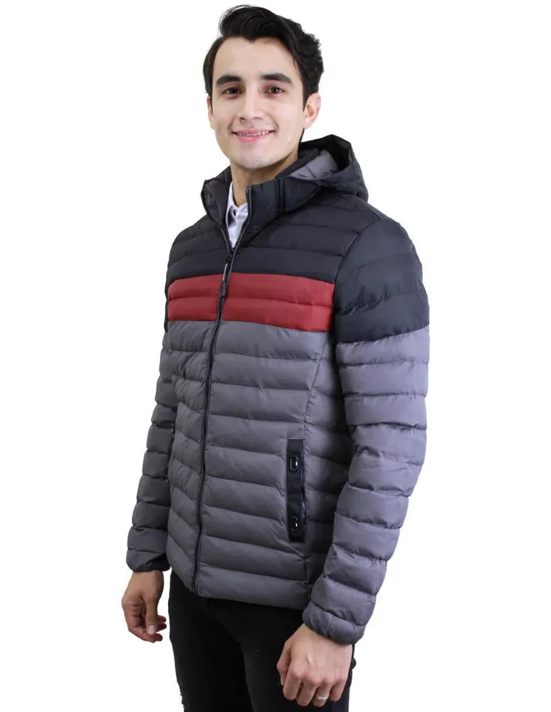 Chamarra Benziny impermeable con capucha desmontable para hombre