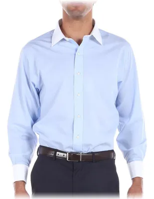 Camisa de vestir Brooks Brothers algodón manga larga para hombre