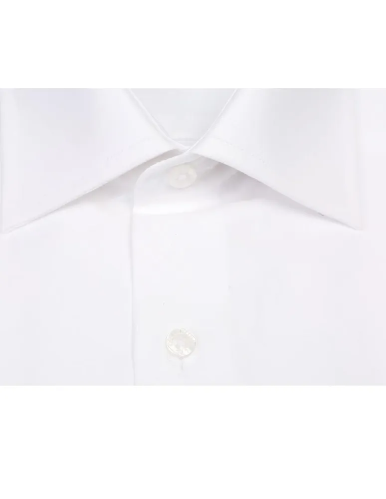 Camisa de vestir L.P.C. algodón manga larga para hombre