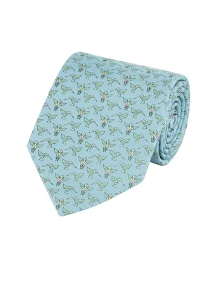 Corbata Pineda Covalin regular seda menta estampada