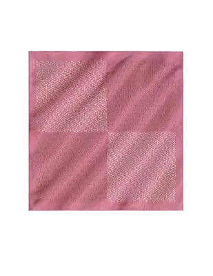 Pañuelo Pineda Covalin seda rosa estampado