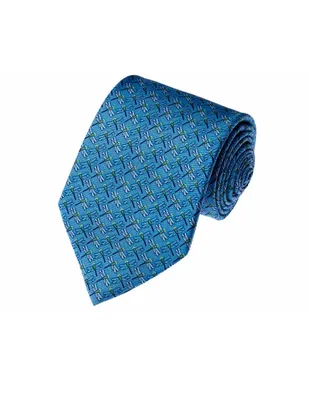 Corbata Pineda Covalin seda regular azul