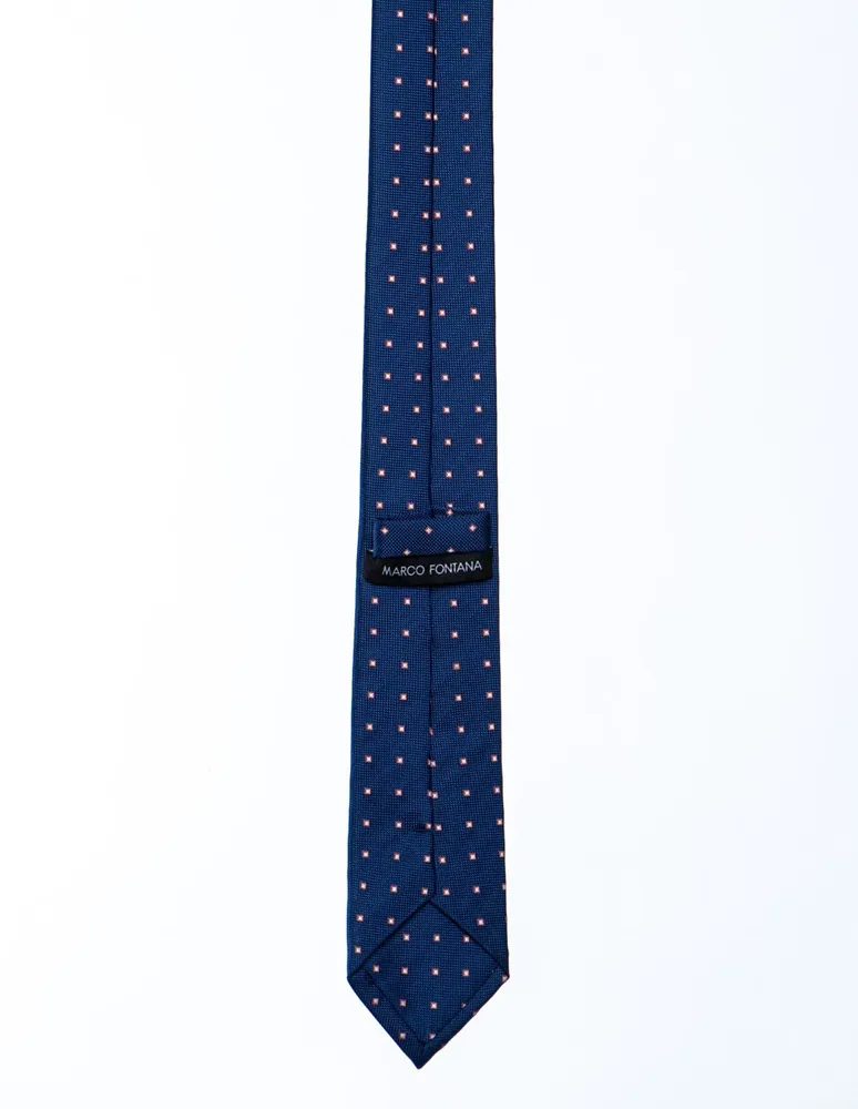 Corbata Marco Fontana slim cuadros para hombre