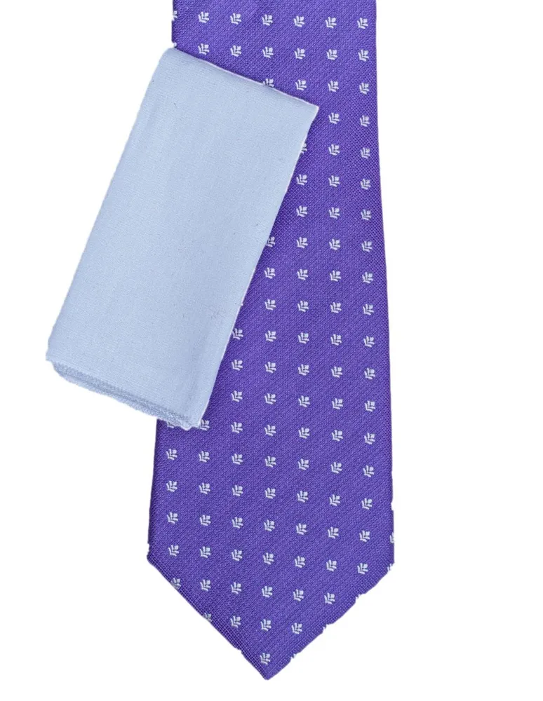 Set corbata Marco Fontana regular floral para hombre