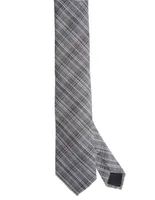 Corbata Calvin Klein regular a cuadros para hombre