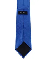 Corbata DKNY C regular de algodón liso para hombre