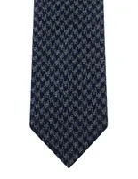 Corbata DKNY C de algodón estampado gráfico para hombre