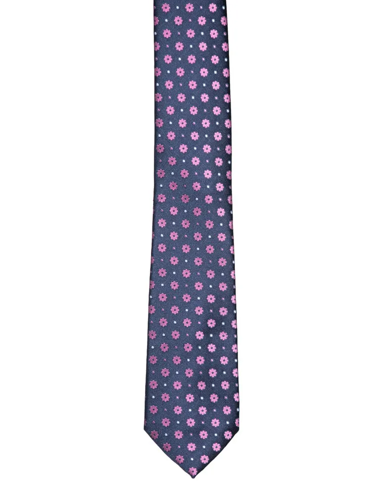 Corbata Marco Fontana regular estampado floral para hombre