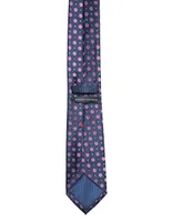 Corbata Marco Fontana regular estampado floral para hombre