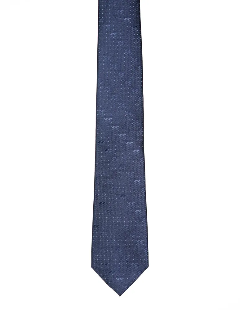 Corbata Marco Fontana regular estampado lunares para hombre