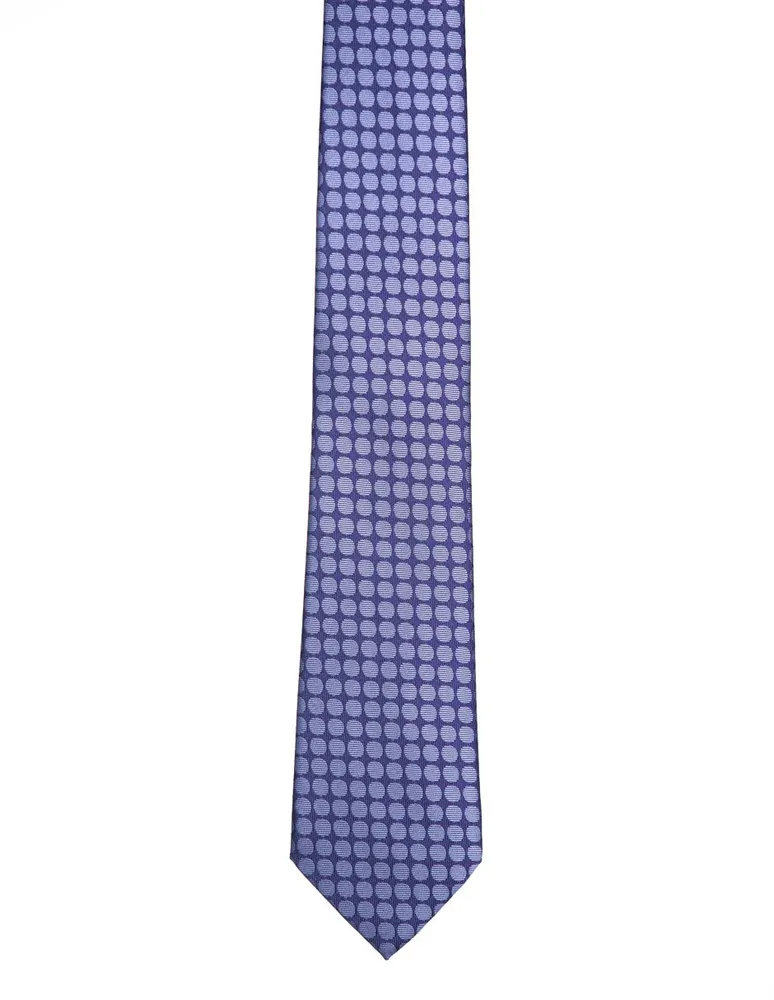 Corbata Marco Fontana regular estampado a lunares para hombre