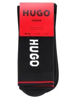 Calcetín HUGO de algodón para hombre 2 pares