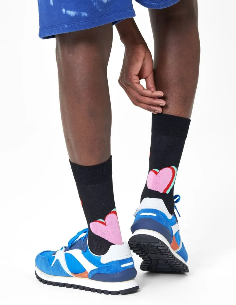 Calcetines clásicos Happy Socks negros de hombre