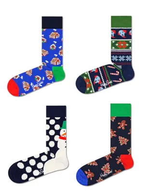 Calcetín Happy Socks de algodón para hombre 4 pares