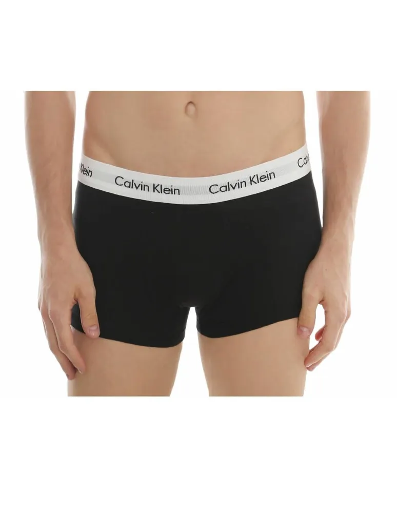 Bóxer trunk Calvin Klein algodón set 3 piezas