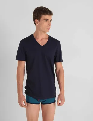 Camiseta Nautica cuello V para hombre